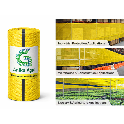 Fire Retardant HDPE Shade Net for Fire Retardant HDPE Shade Net for Agriculture, Construction & Industrial Protection