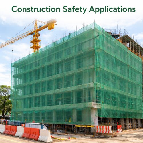 Annika Agro HDPE Mono Filament Net Construction Safety Applications